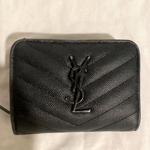 YSL - Black Wallet